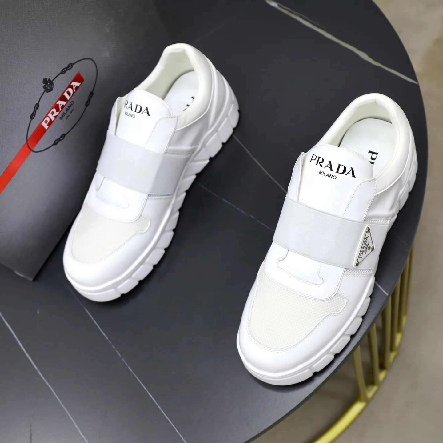 Ex-factory price 560💰[PRADA] Men's shoes are popular in the counter, official website synchronization, 1 high-quality shipment ✔️Original cowhide + cowhide lining, 1🆚1 replica, original sole, 38-45 (45 customized, non-refundable)